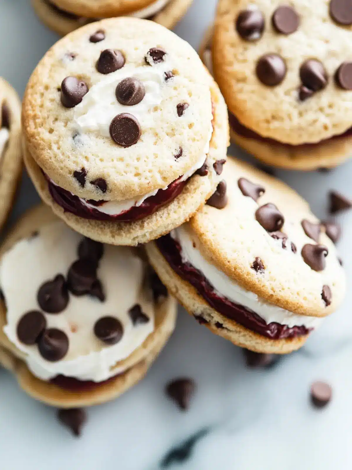 Indulge in Irresistible Chocolate Chip Buttercream Sandwiches 3 Chocolate Chip Buttercream Sandwiches