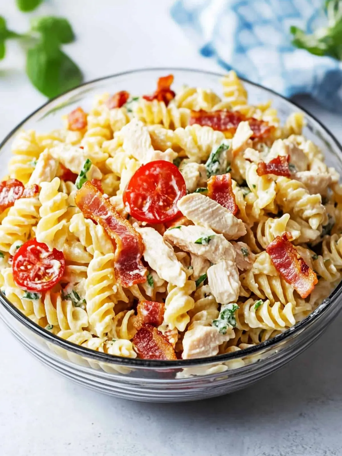Ultimate Chicken Bacon Ranch Pasta Salad for Home Chefs 4 Chicken Bacon Ranch Pasta Salad
