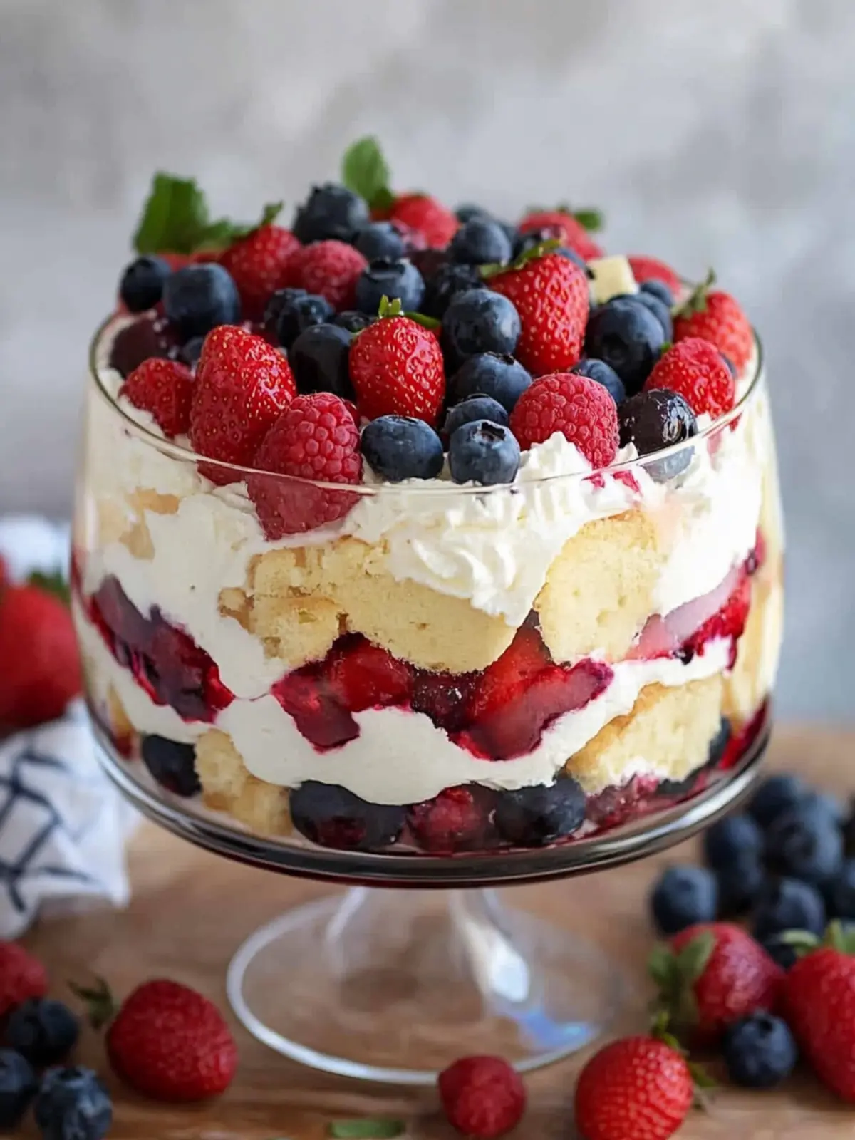 Indulge in Angel Food Berry Trifle for a Sweet Summer Treat 4 Angel Food Berry Trifle