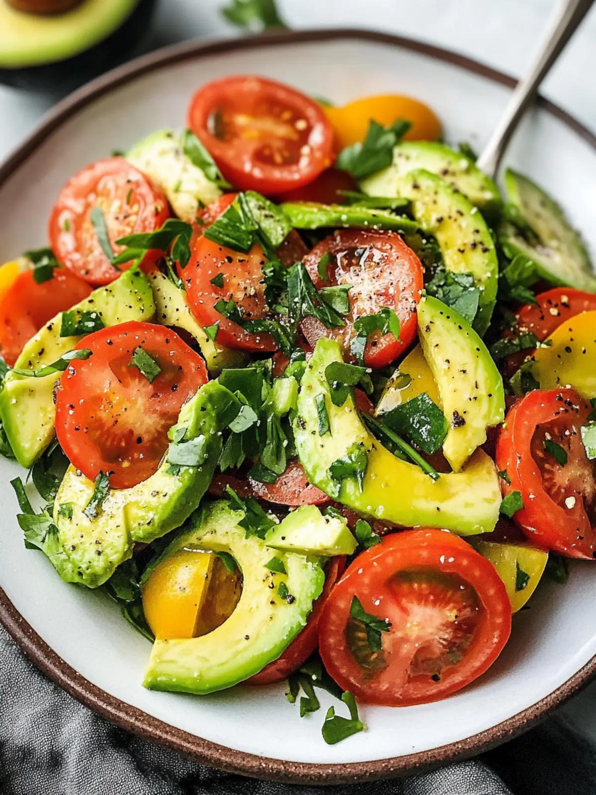 Simple Tomato and Avocado Salad for a Fresh Flavor Boost 5 Simple Tomato and Avocado Salad