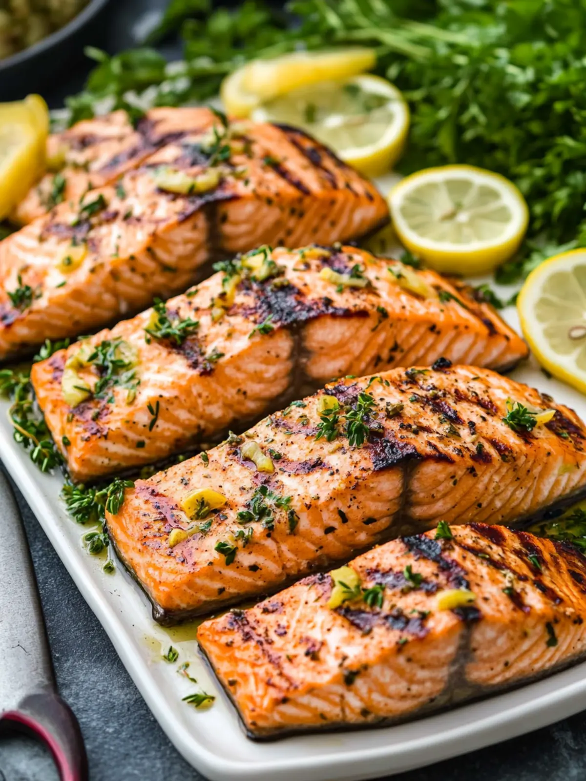 Lemon Garlic Herb Grilled Salmon for a Flavorful Feast 5 Lemon Garlic Herb Grilled Salmon