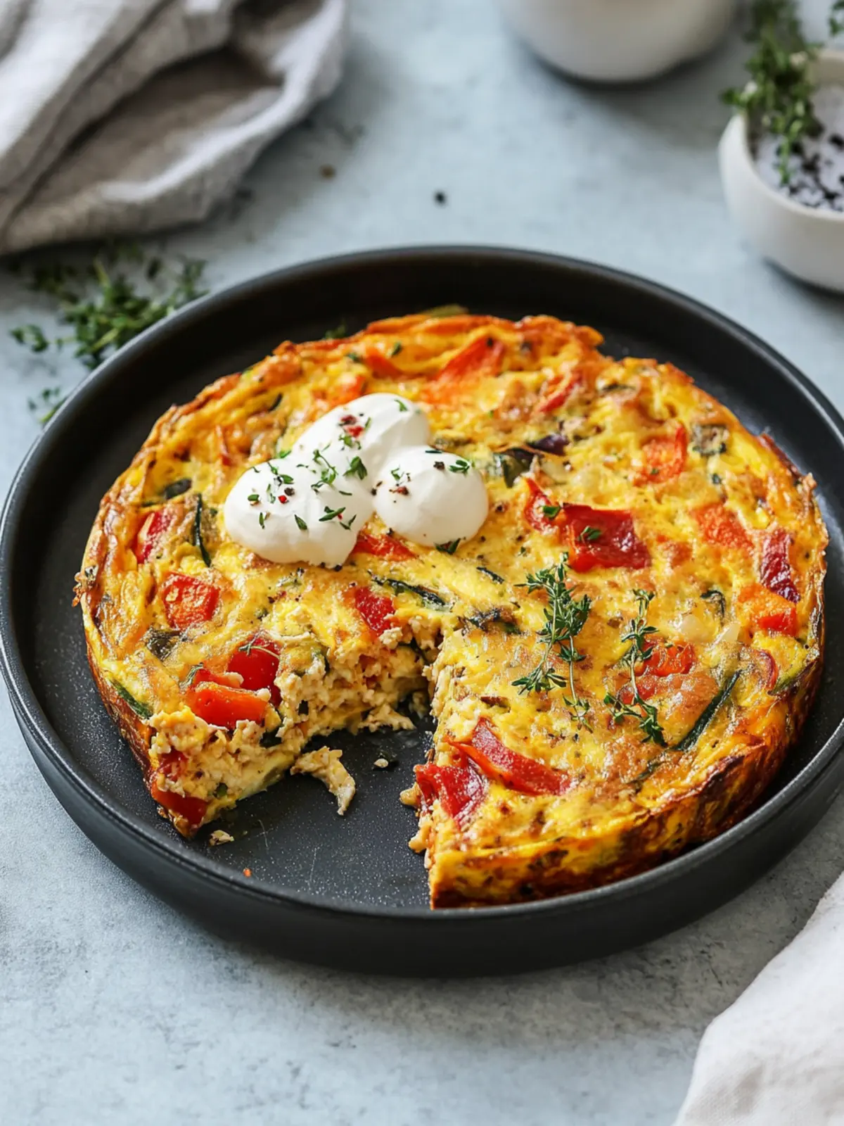 Delicious Vegetable Frittata for Easy Weeknight Dinners 4 Vegetable frittata