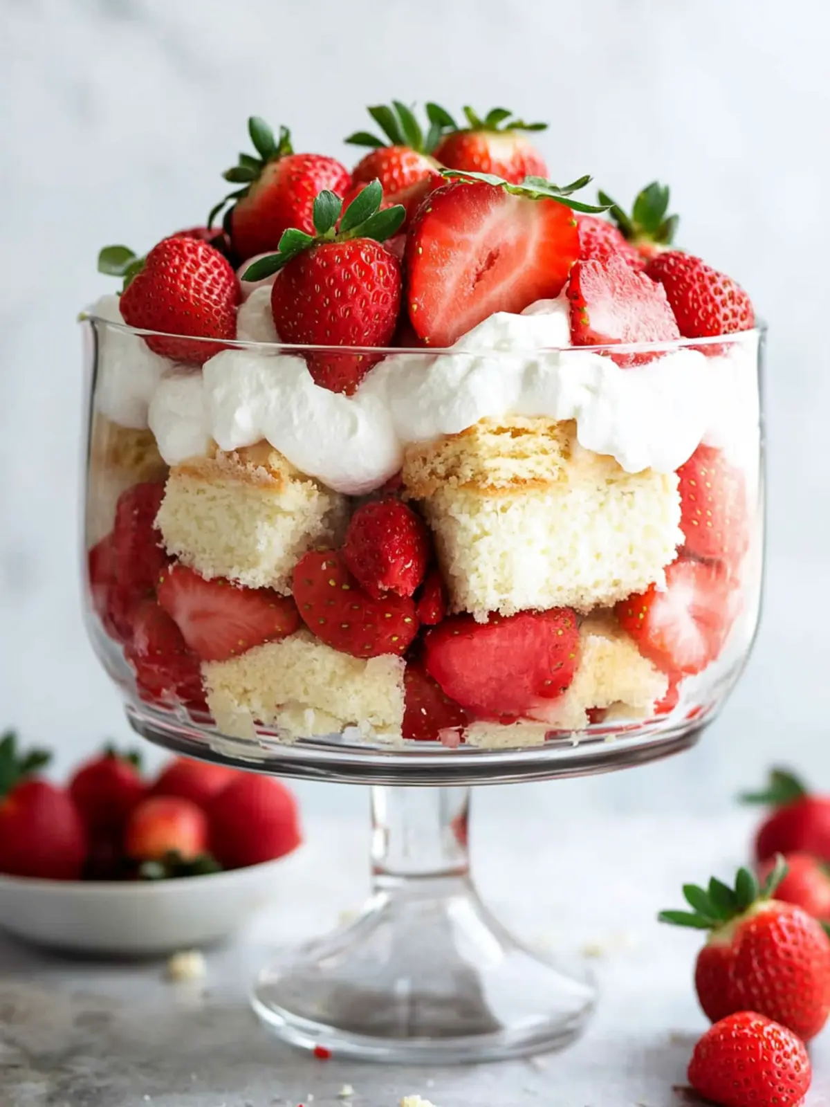 Delicious Strawberry Shortcake Trifle: An Easy Sweet Treat 4 Strawberry Shortcake Trifle