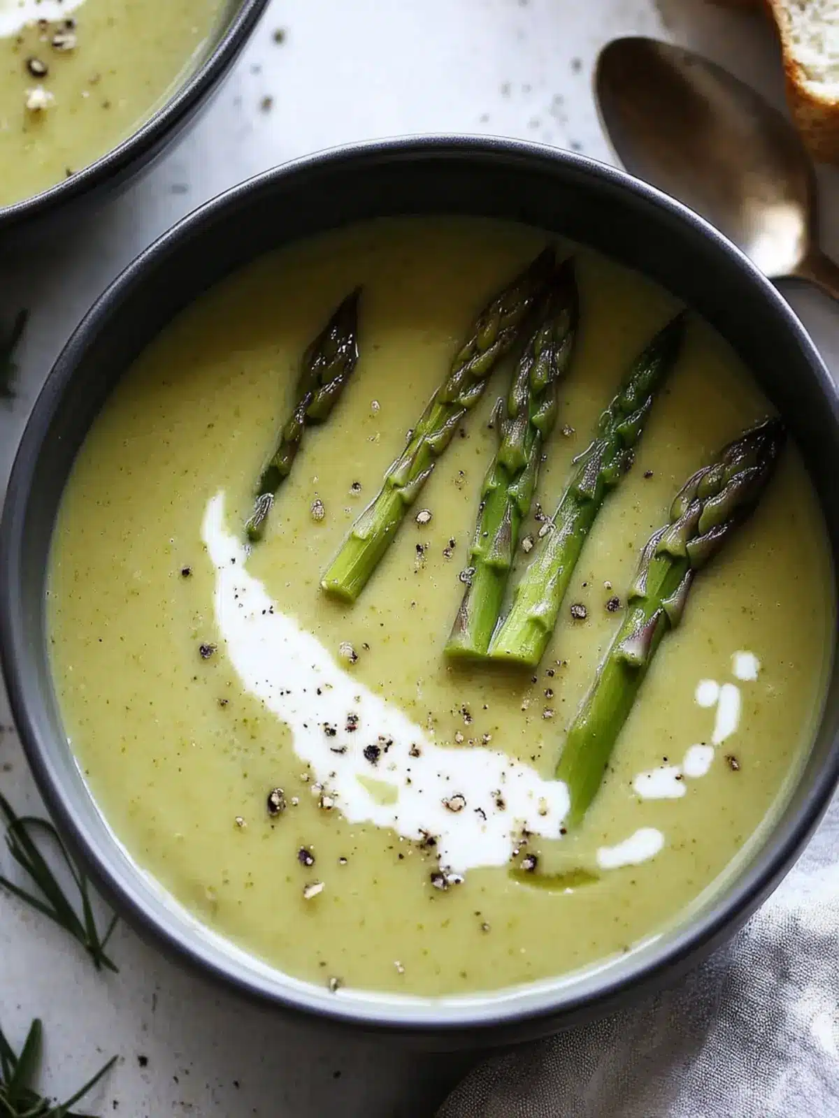 Savory Cream of Asparagus Soup for Cozy Nights In 2 Cream of Asparagus Soup