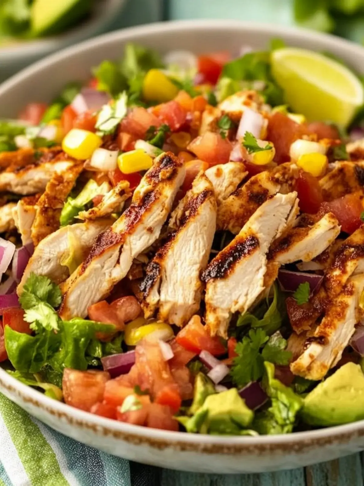 Santa Fe Chicken Salad: A Zesty Twist on Fresh Flavors 4 Santa Fe Chicken Salad