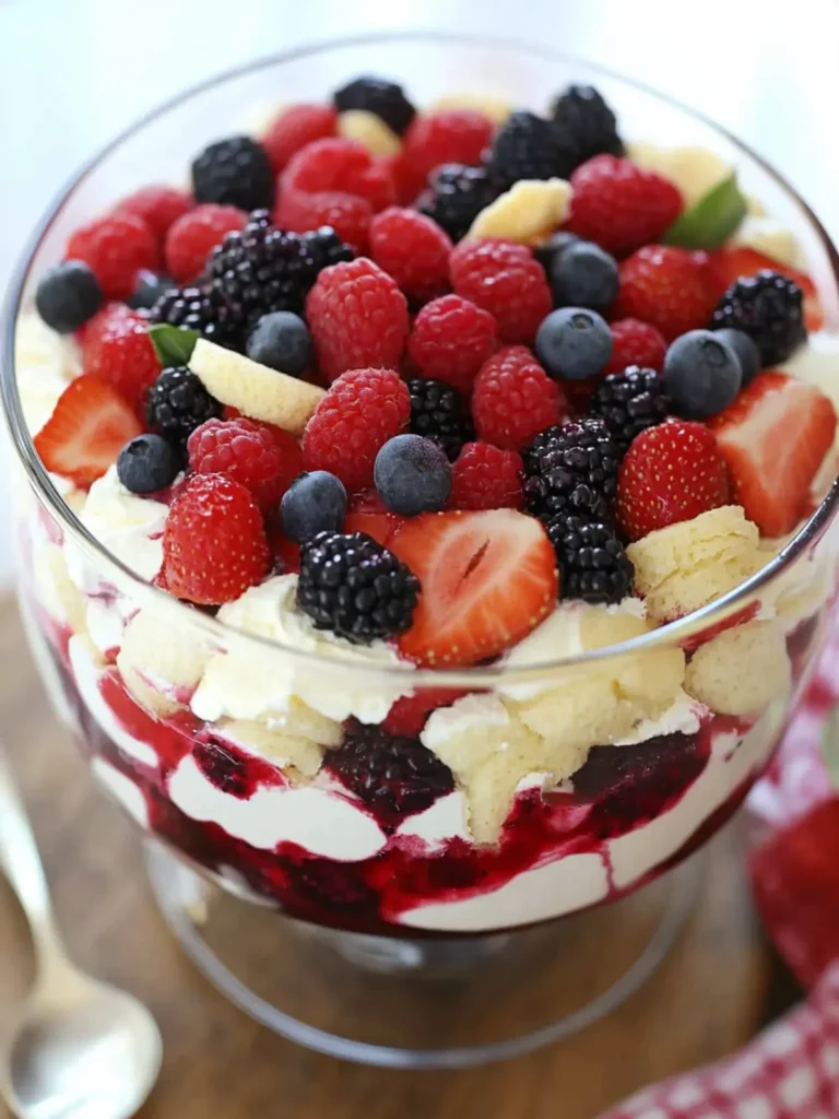 Angel Food Berry Trifle Recipe