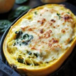 Creamy Spaghetti Squash Spinach Alfredo Bake You'll Love 8 Spaghetti Squash Spinach Alfredo Bake