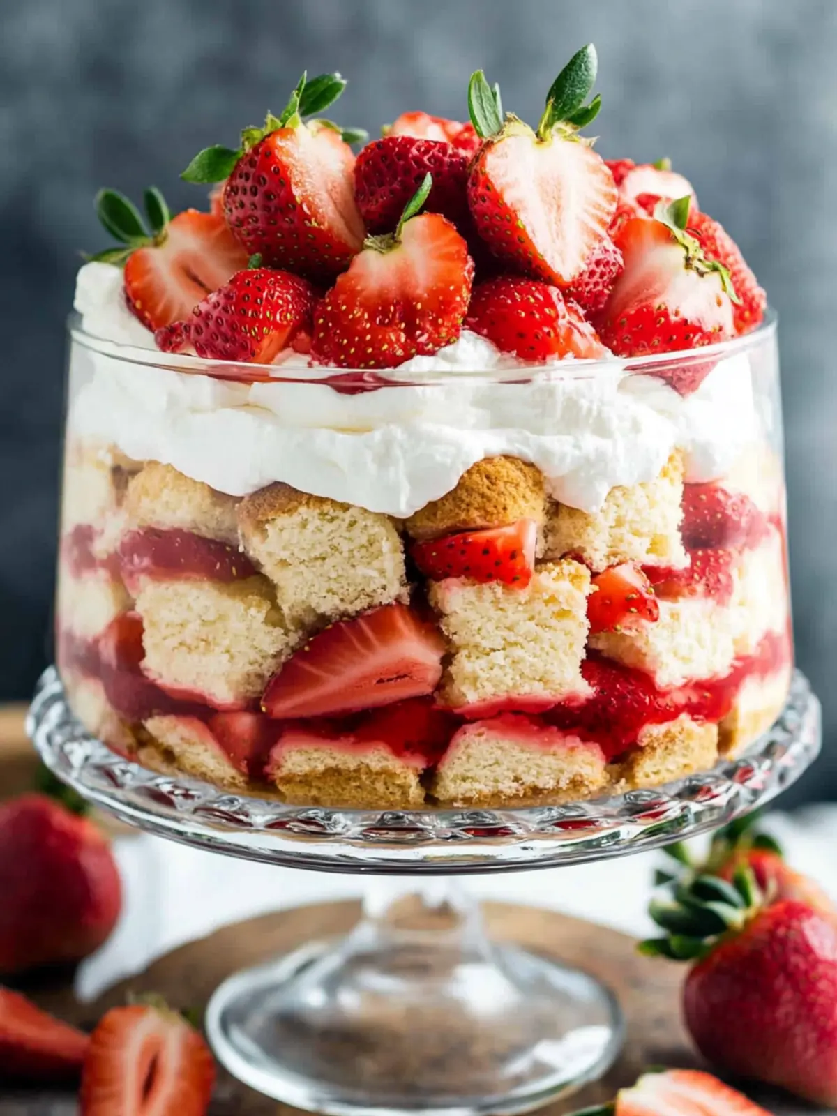 Decadent Strawberry Shortcake Trifle to Satisfy Your Sweet Tooth 4 Strawberry Shortcake Trifle
