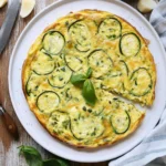 Cheesy Summer Zucchini Frittata with Fresh Basil Delight 2 Cheesy Summer Zucchini Frittata with Fresh Basil